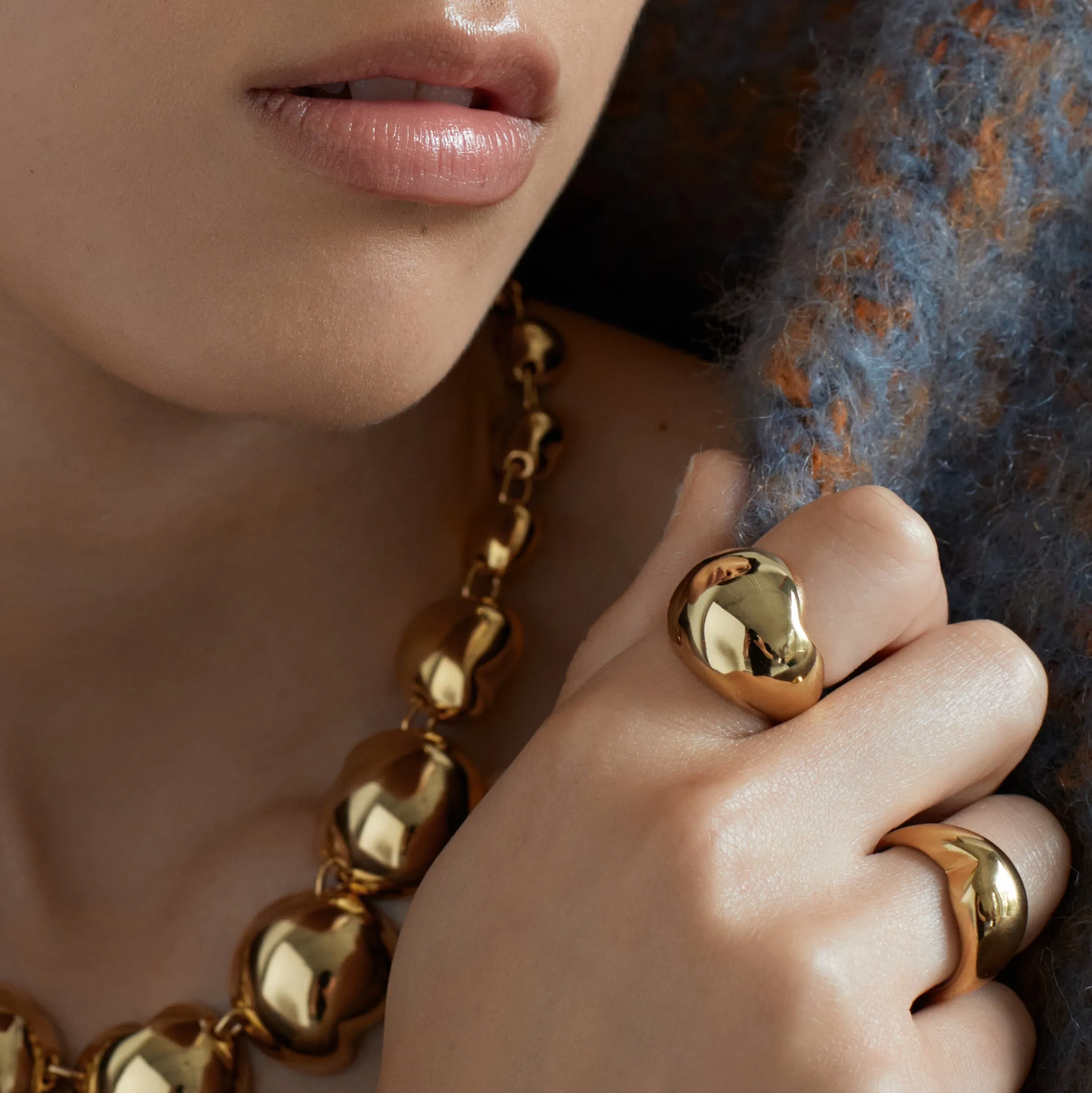 Colette Ring - Large - Gold