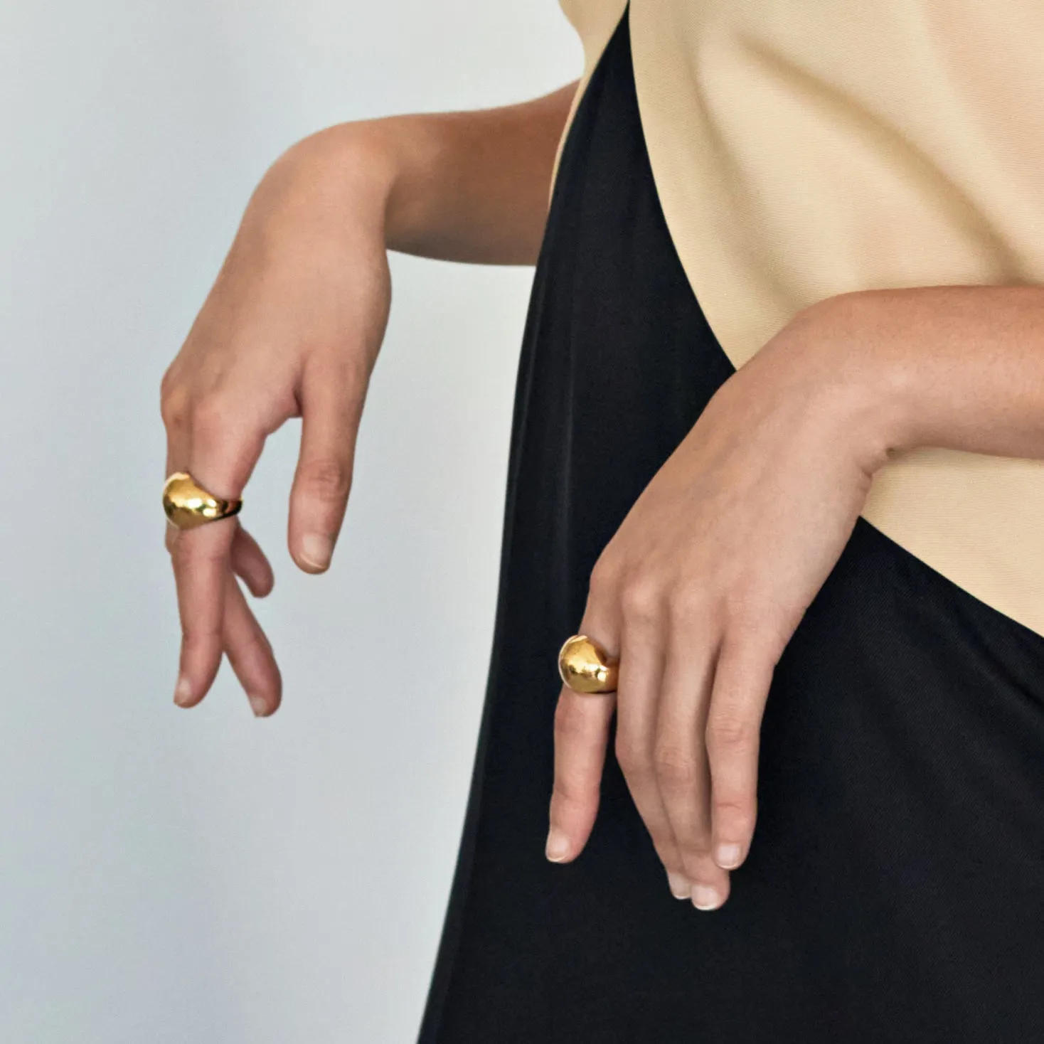 Colette Ring - Large - Gold