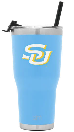 Collegiate Cruiser Tumbler with Flip Lid and Straw