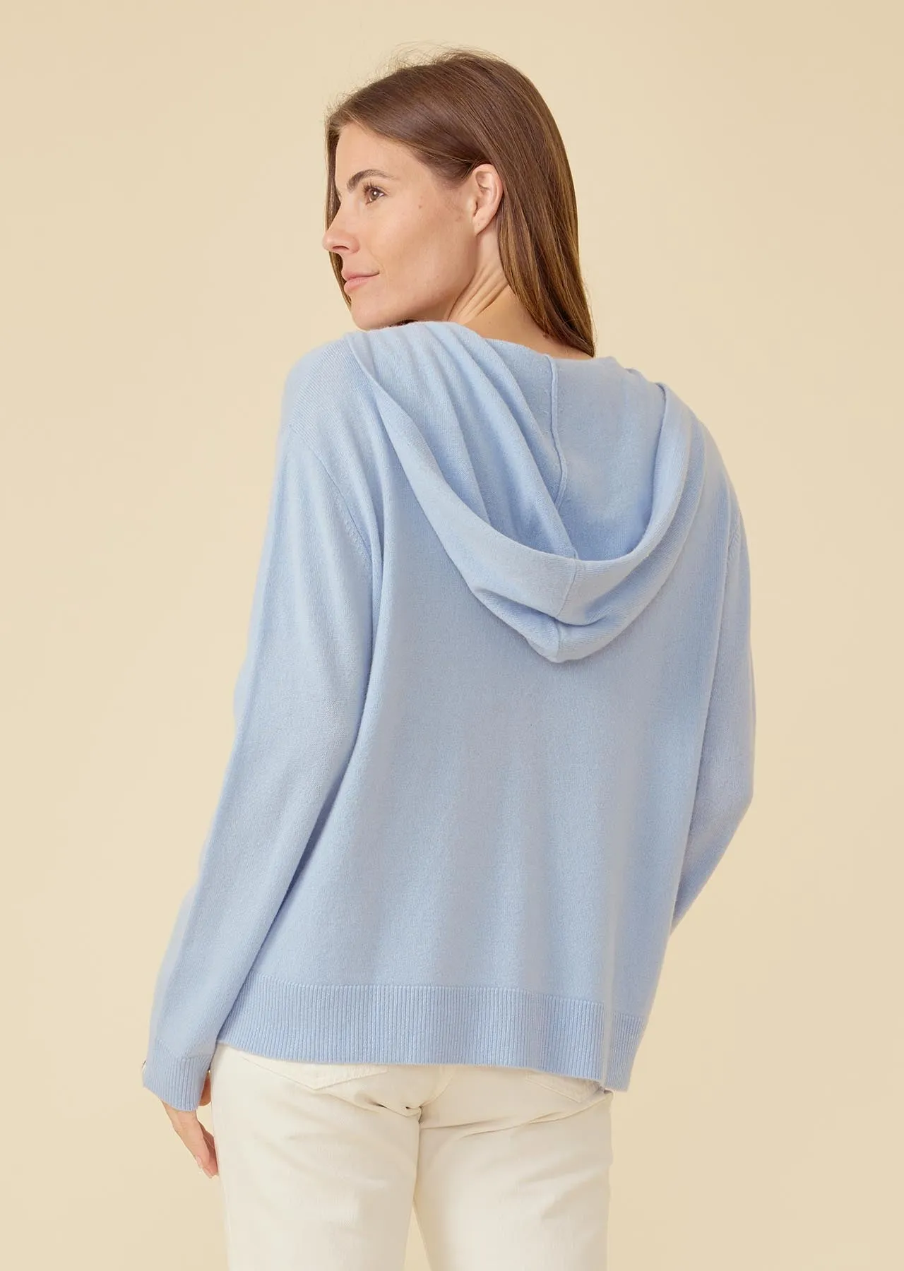Colorado Cashmere Hoodie - Breeze