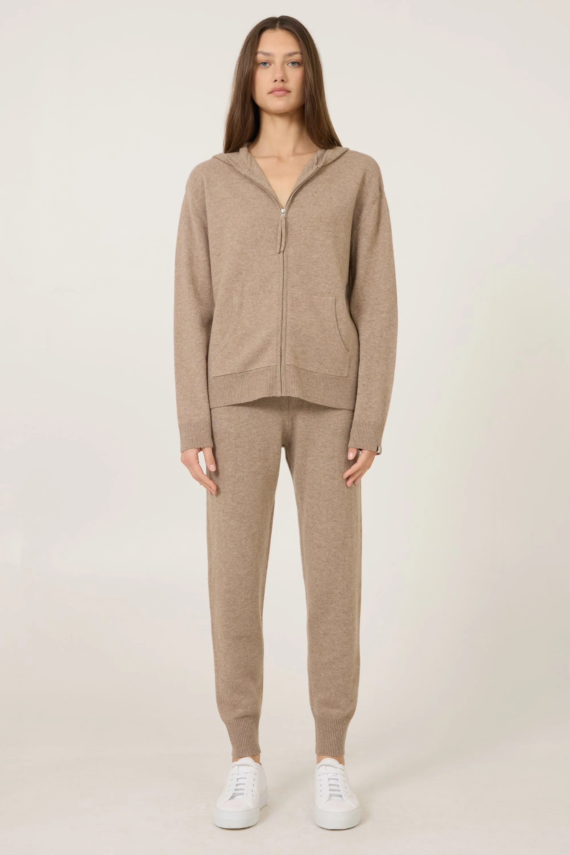 Colorado Cashmere Hoodie - Stone