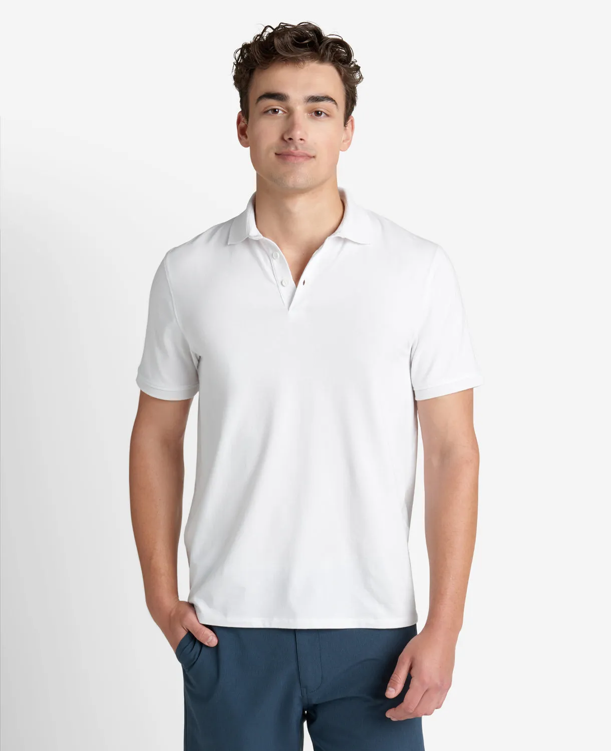 Colorblock Collar Solid Short Sleeve Polo