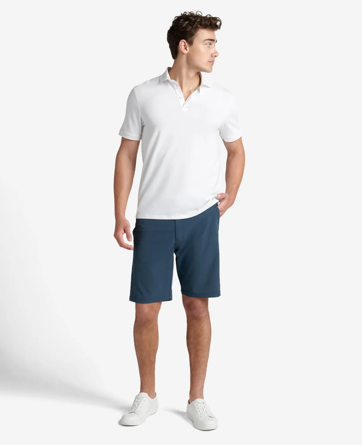 Colorblock Collar Solid Short Sleeve Polo