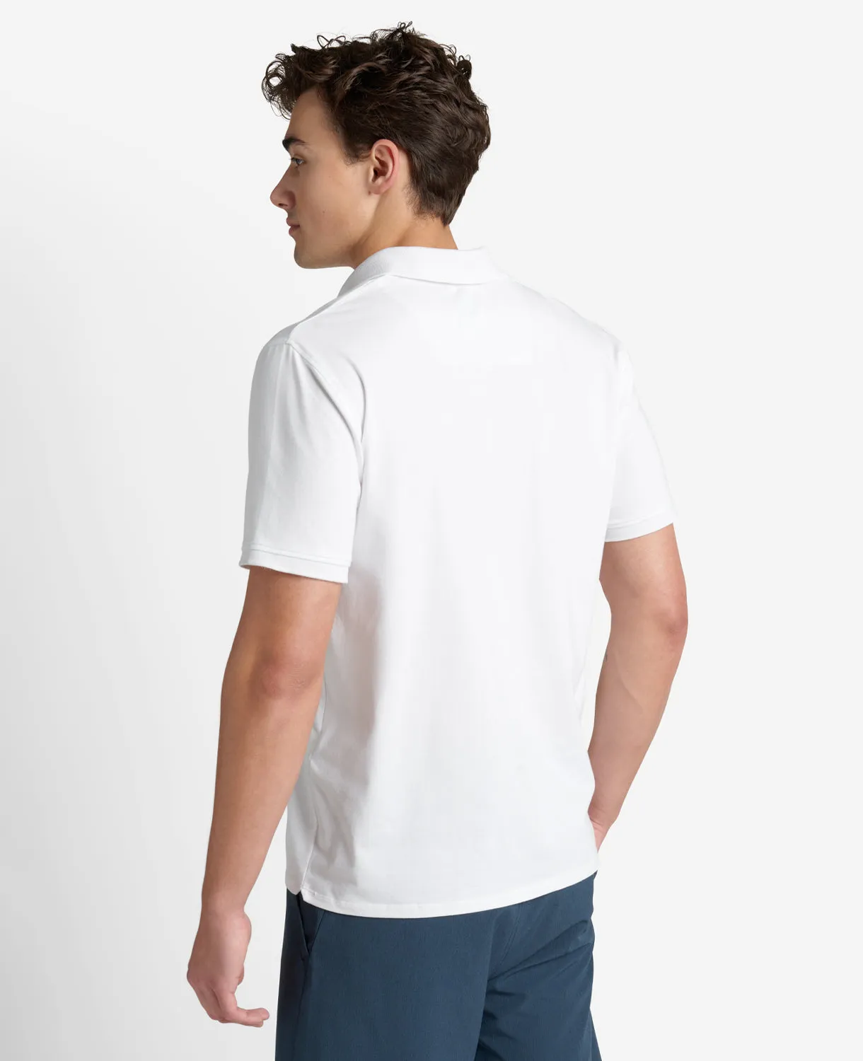 Colorblock Collar Solid Short Sleeve Polo