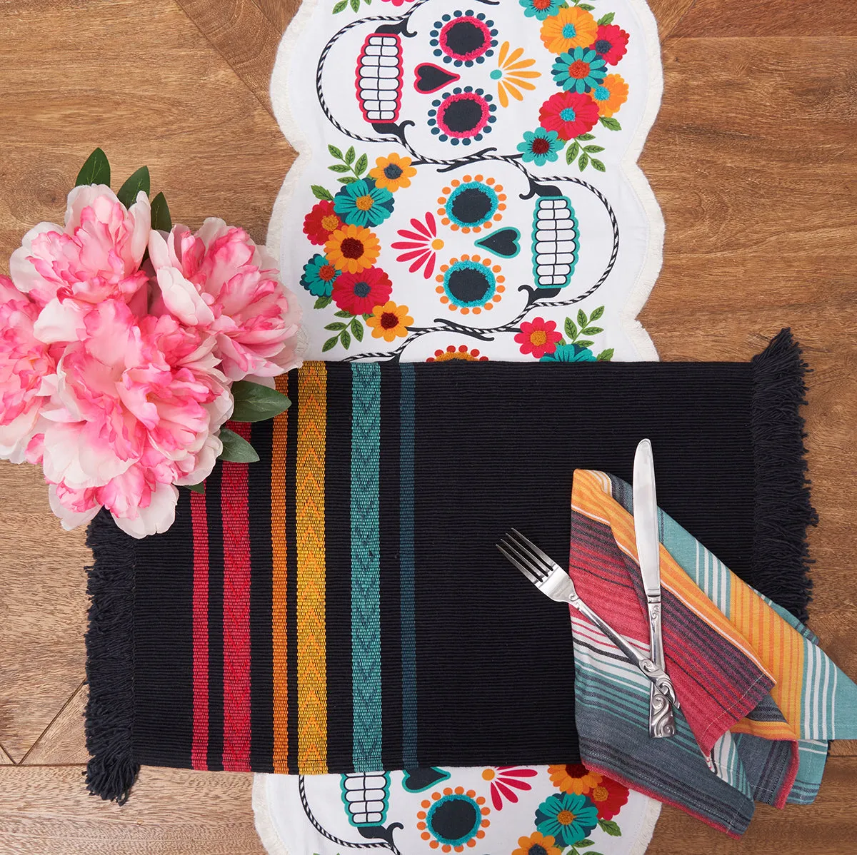 Colorful Serape Table Linens