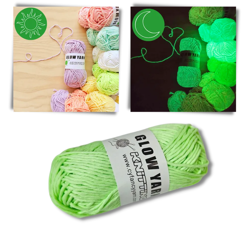 Colorful Soft Glow Yarn