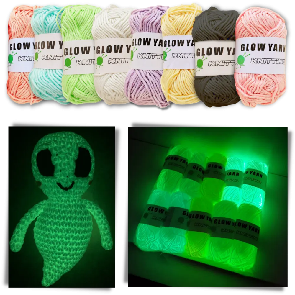 Colorful Soft Glow Yarn