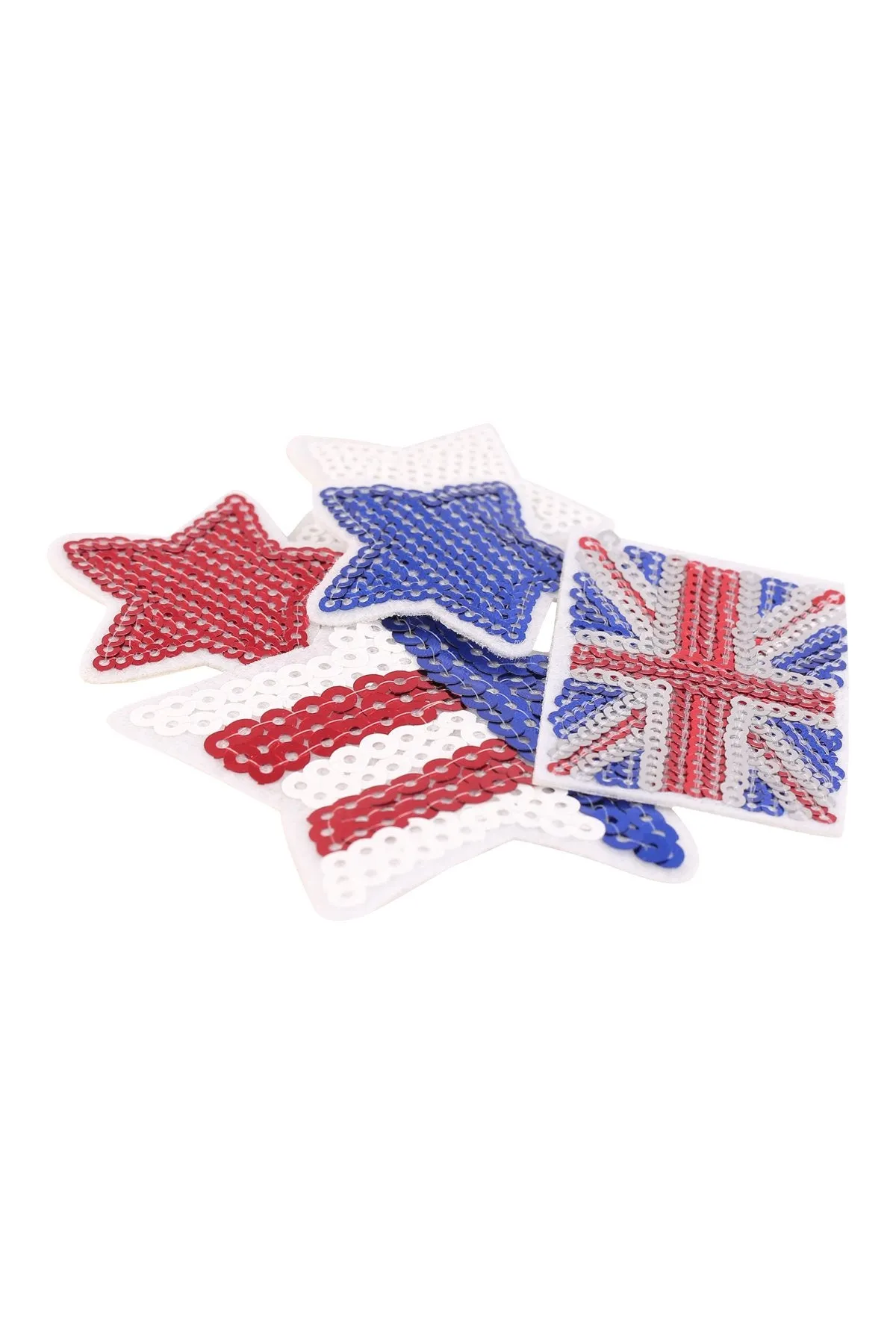 Combination Patches Set of 5 Different Decorative Sequins Patch
