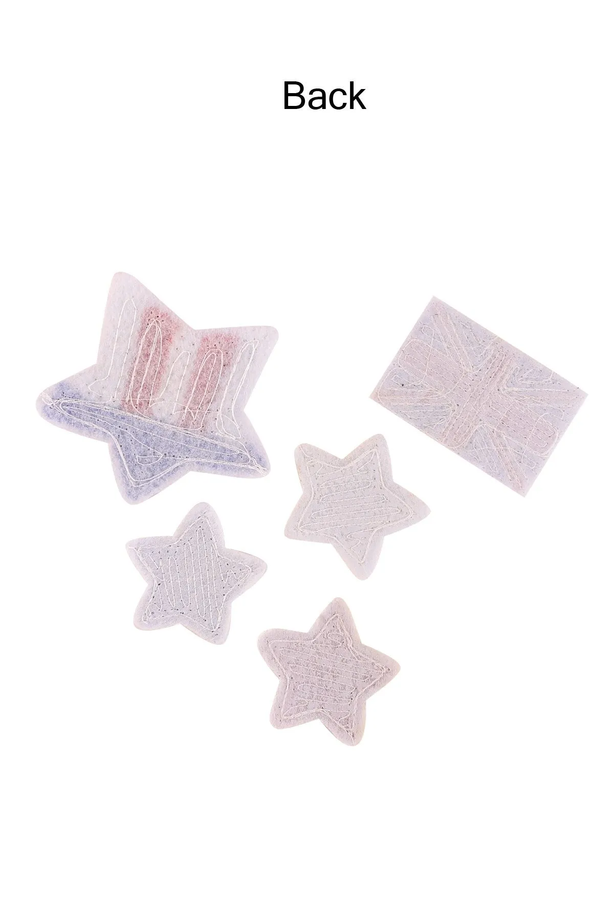Combination Patches Set of 5 Different Decorative Sequins Patch