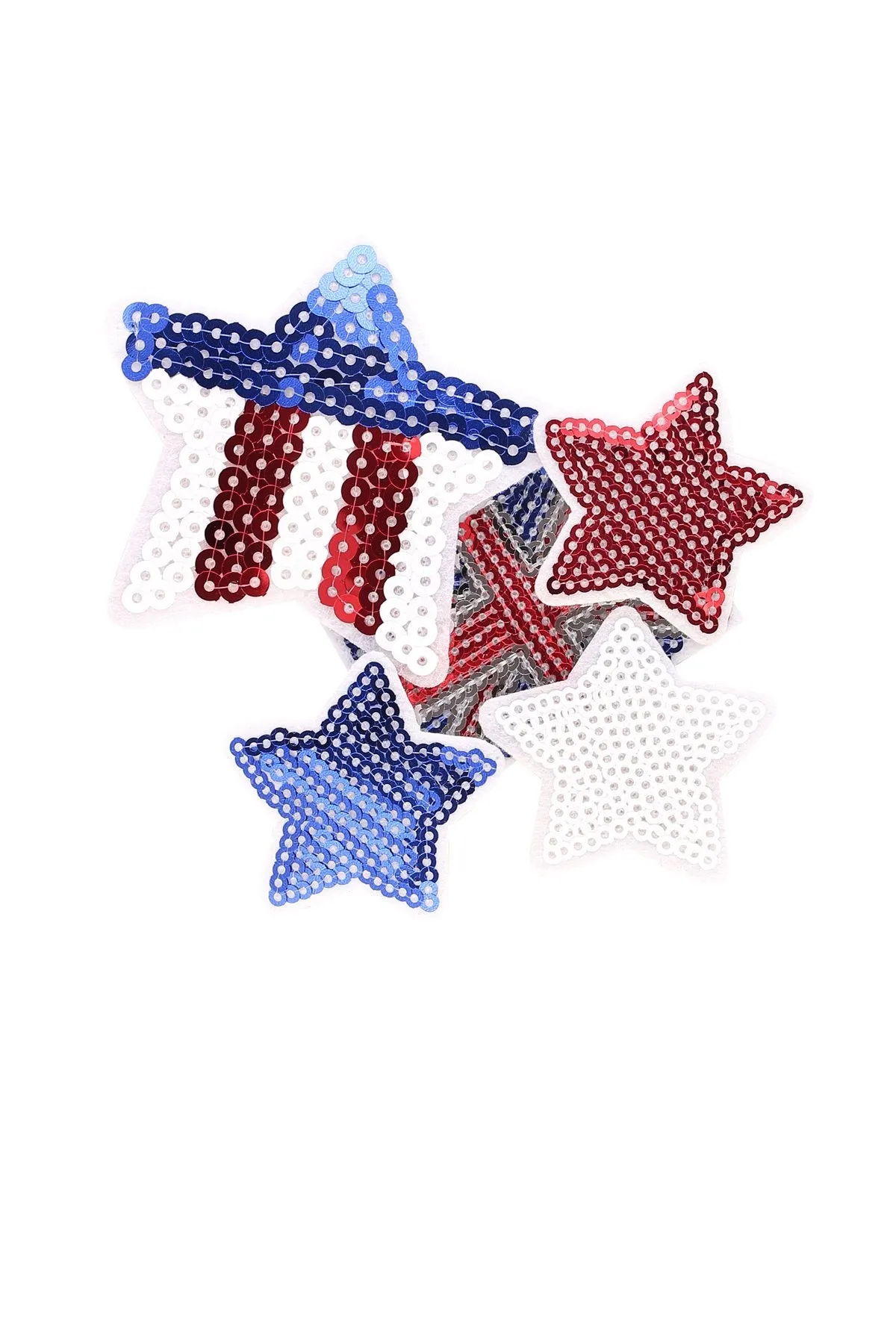 Combination Patches Set of 5 Different Decorative Sequins Patch