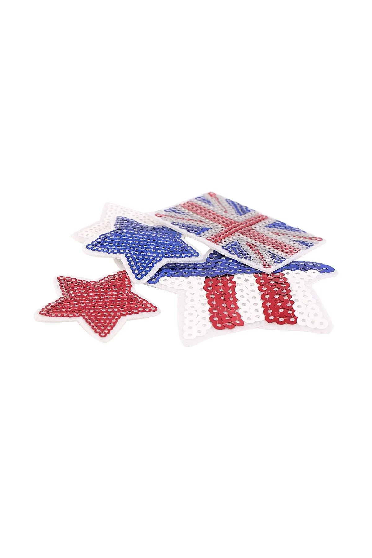 Combination Patches Set of 5 Different Decorative Sequins Patch