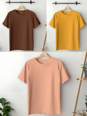 Combo Pack Round Neck T-shirts