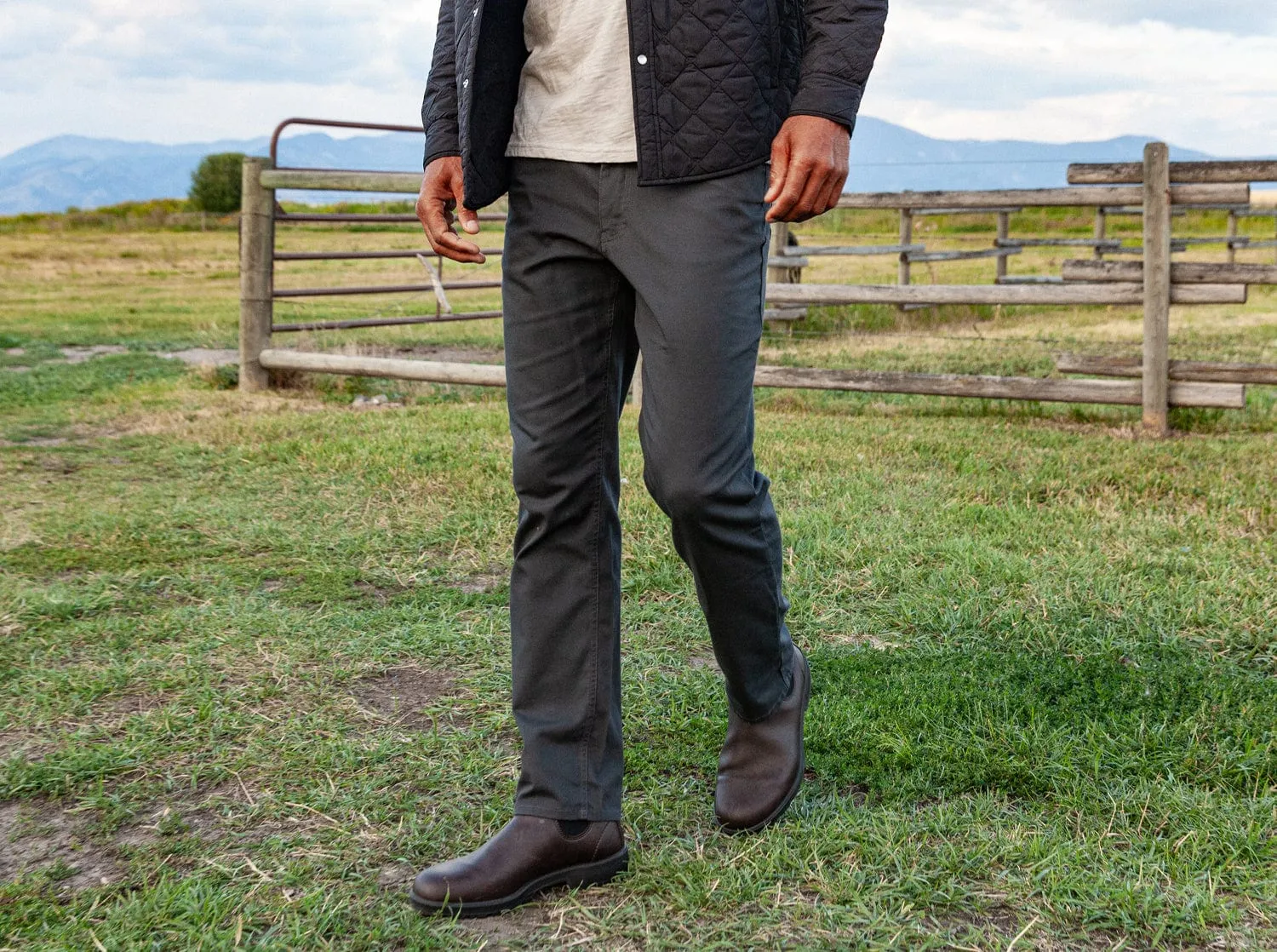 Comfort Canvas Pants - Charcoal