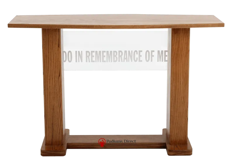 Communion Table 781 Acrylic and Wood Style - FREE SHIPPING!