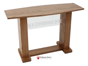 Communion Table 781 Acrylic and Wood Style - FREE SHIPPING!