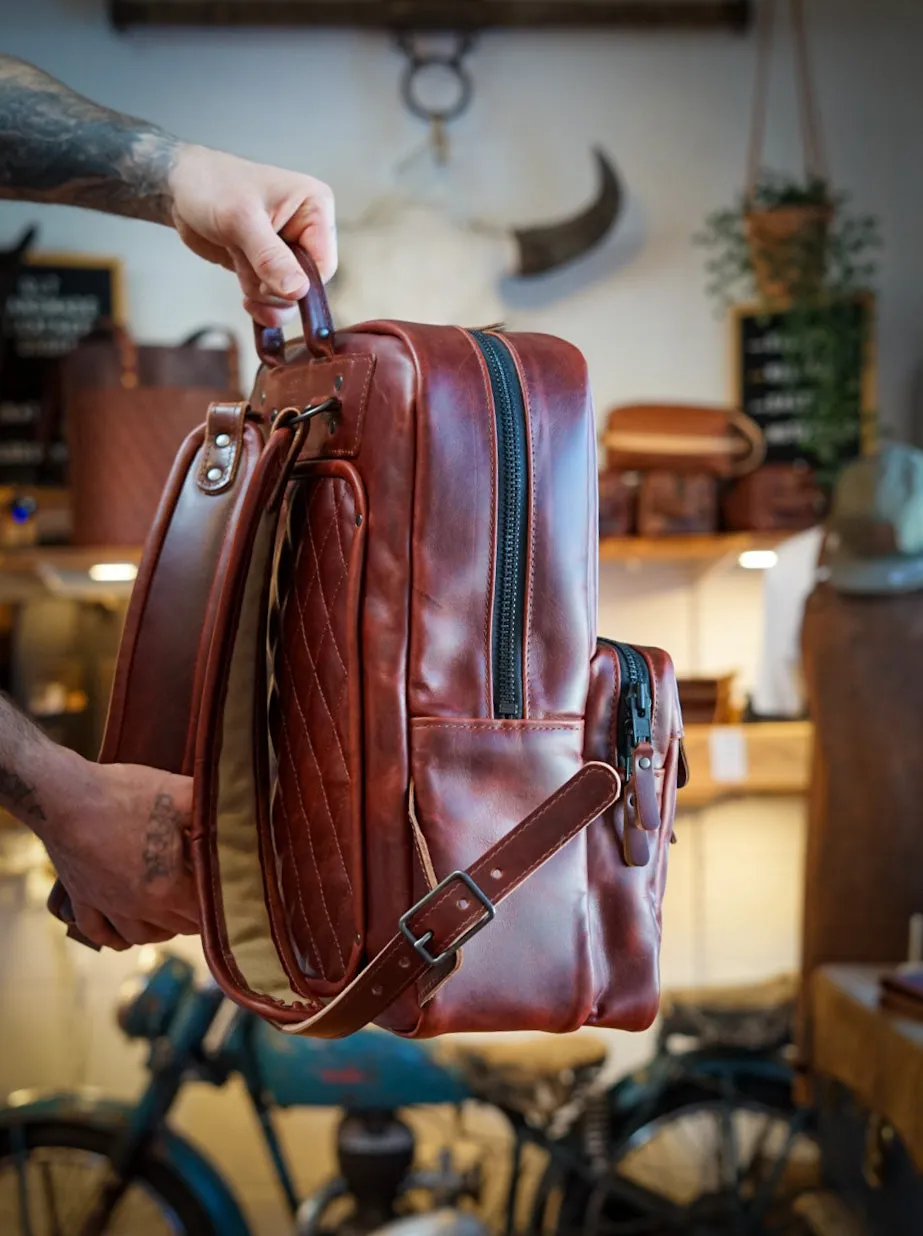 Commuter Backpack (Hurricane Cherry Cola)
