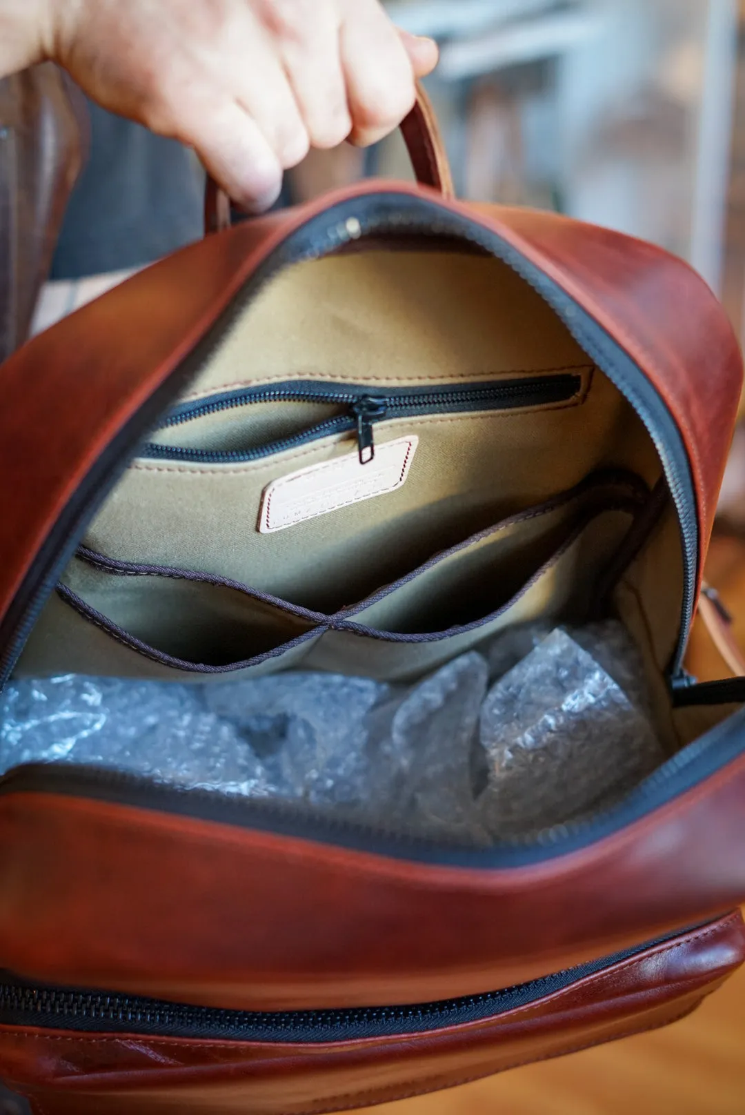 Commuter Backpack (Hurricane Cherry Cola)