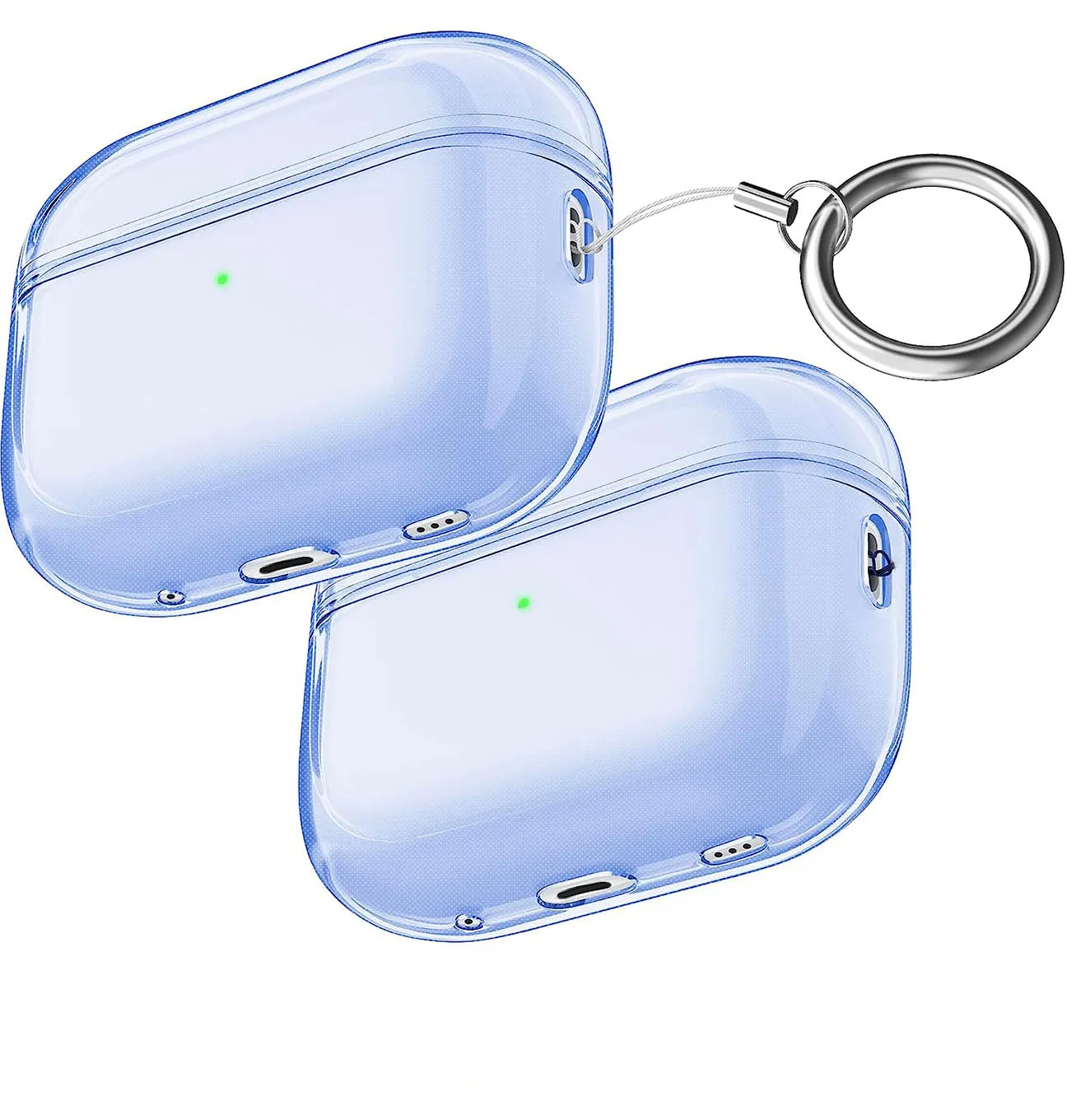 Compatible Airpods Pro2 Case-Clear Blue