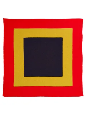 Concentric Squares Neckerchief Scarlet