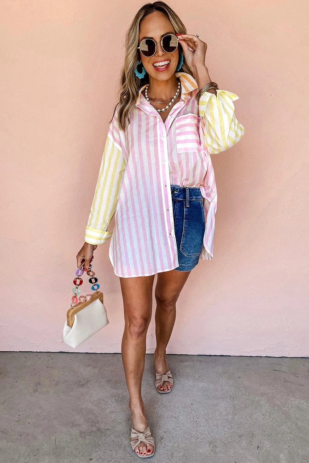 Conley Stripe Button Up | S-XL | PRE ORDER
