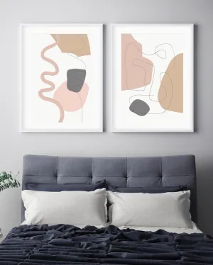 Contemporary Lines - Print Set Of 2