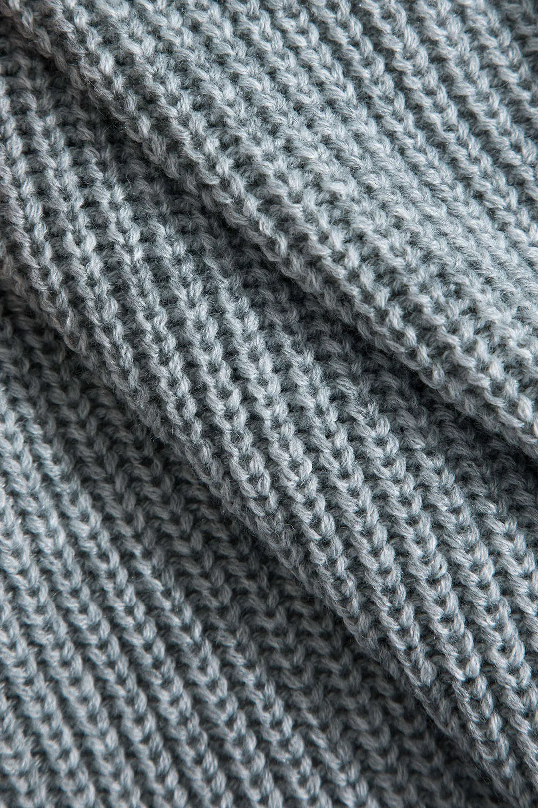 Contrast Zip-Up Knit Sweater And Shorts Set