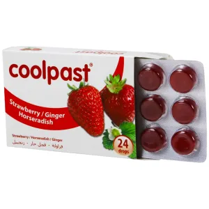 Cool Past Strawberry And Horseradish And Ginger Lozenges 24 PC