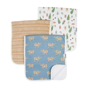 COPPER PEARL Burp Cloths - Peanut