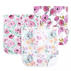 Copper Pearl Premium Burp Cloths | Bloom Set