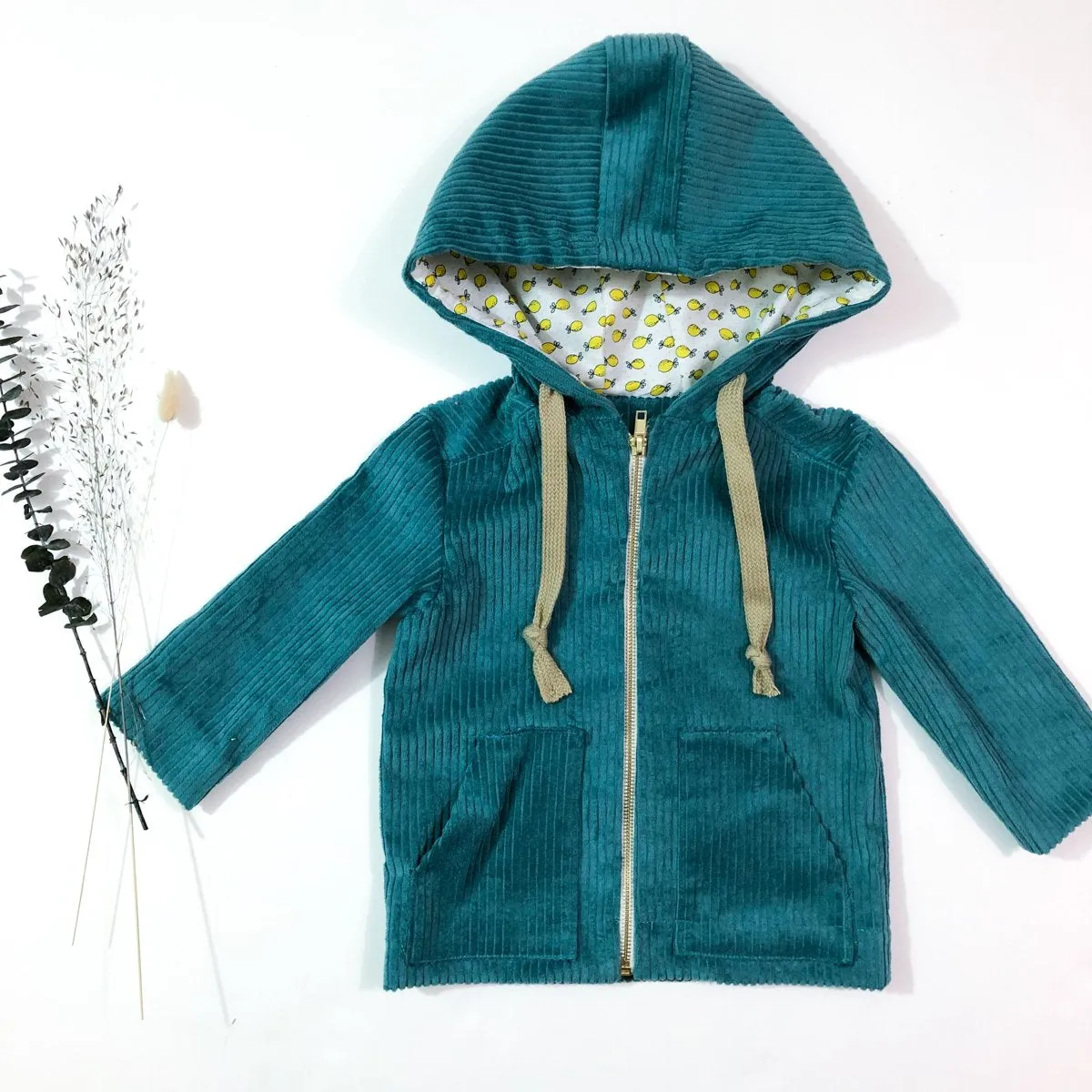 Corduroy 4w Fabric - Green 475