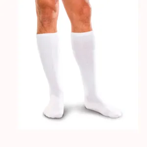 Corresport Sock 15-20 MMHG White Large - One Pair (#19732)
