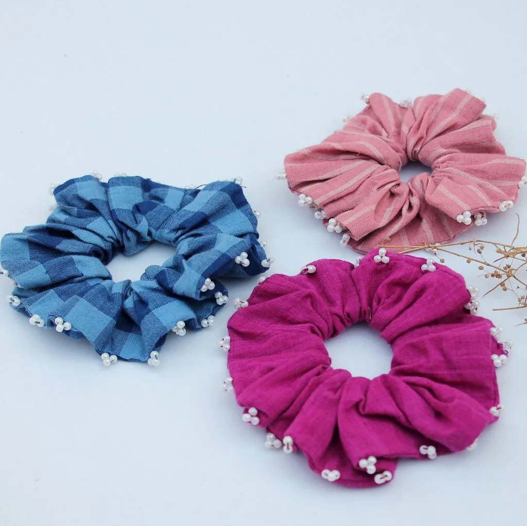 Cotton candy scrunchie