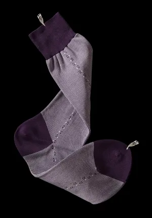 Cotton Clocks Mid-Calf