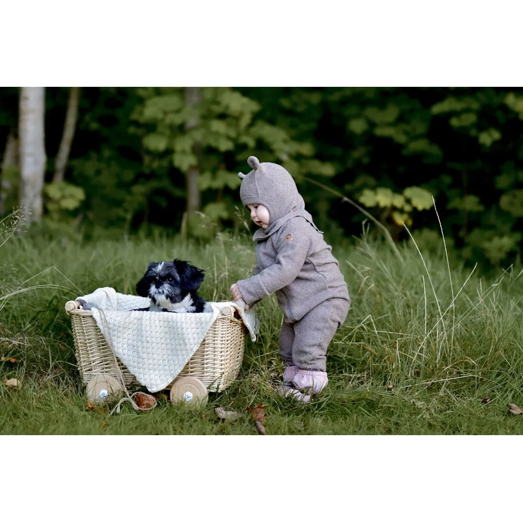Cotton Fleece Baby Suit - Melange Denver