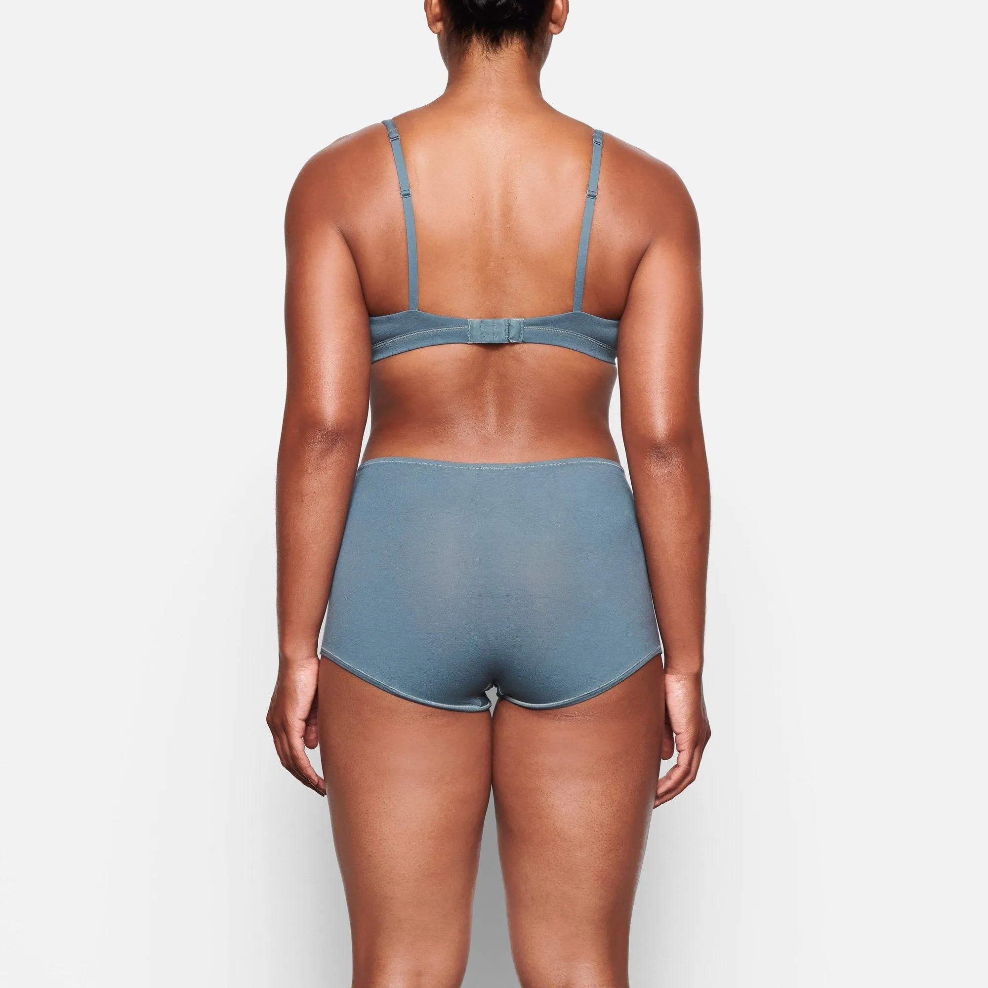 COTTON JERSEY TRIANGLE BRALETTE | KYANITE