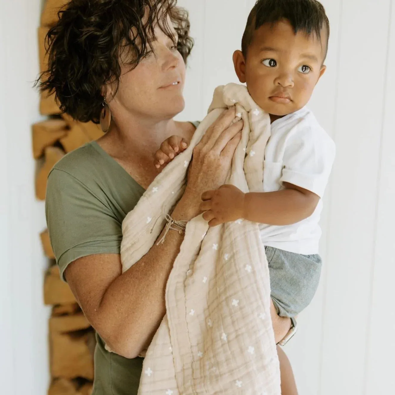Cotton Muslin Baby Quilt
