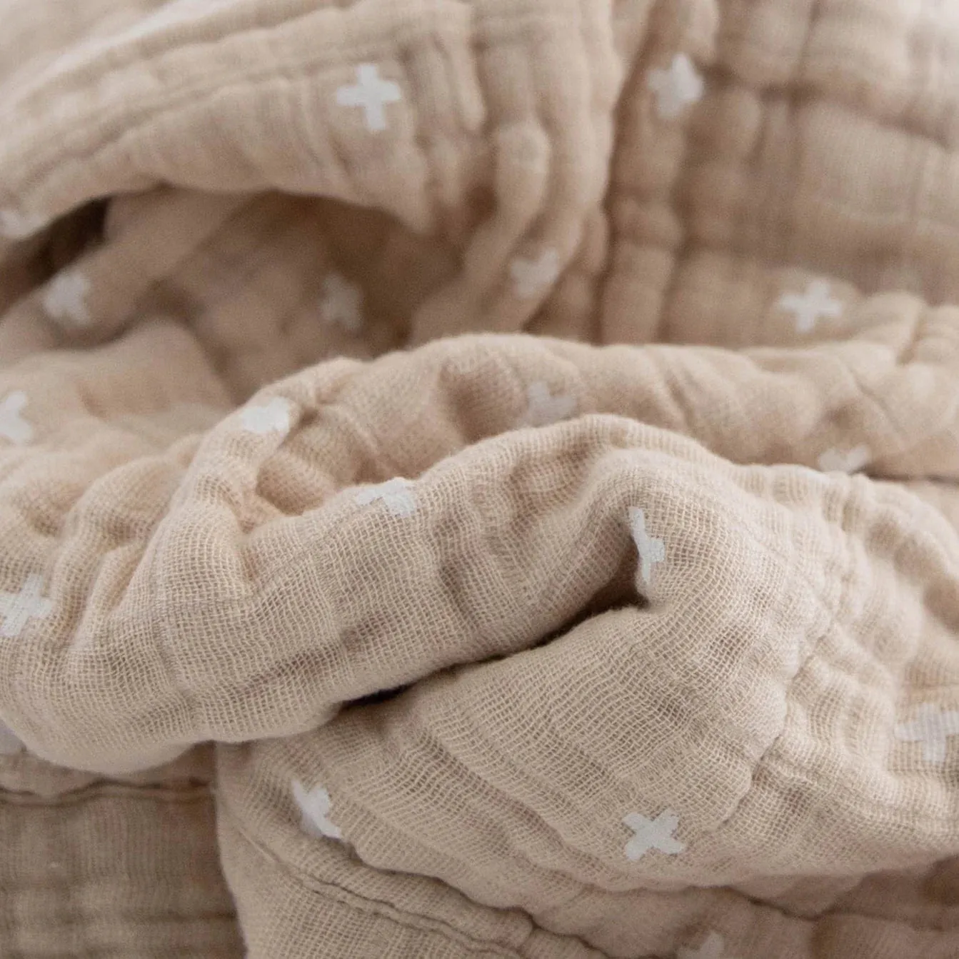 Cotton Muslin Baby Quilt