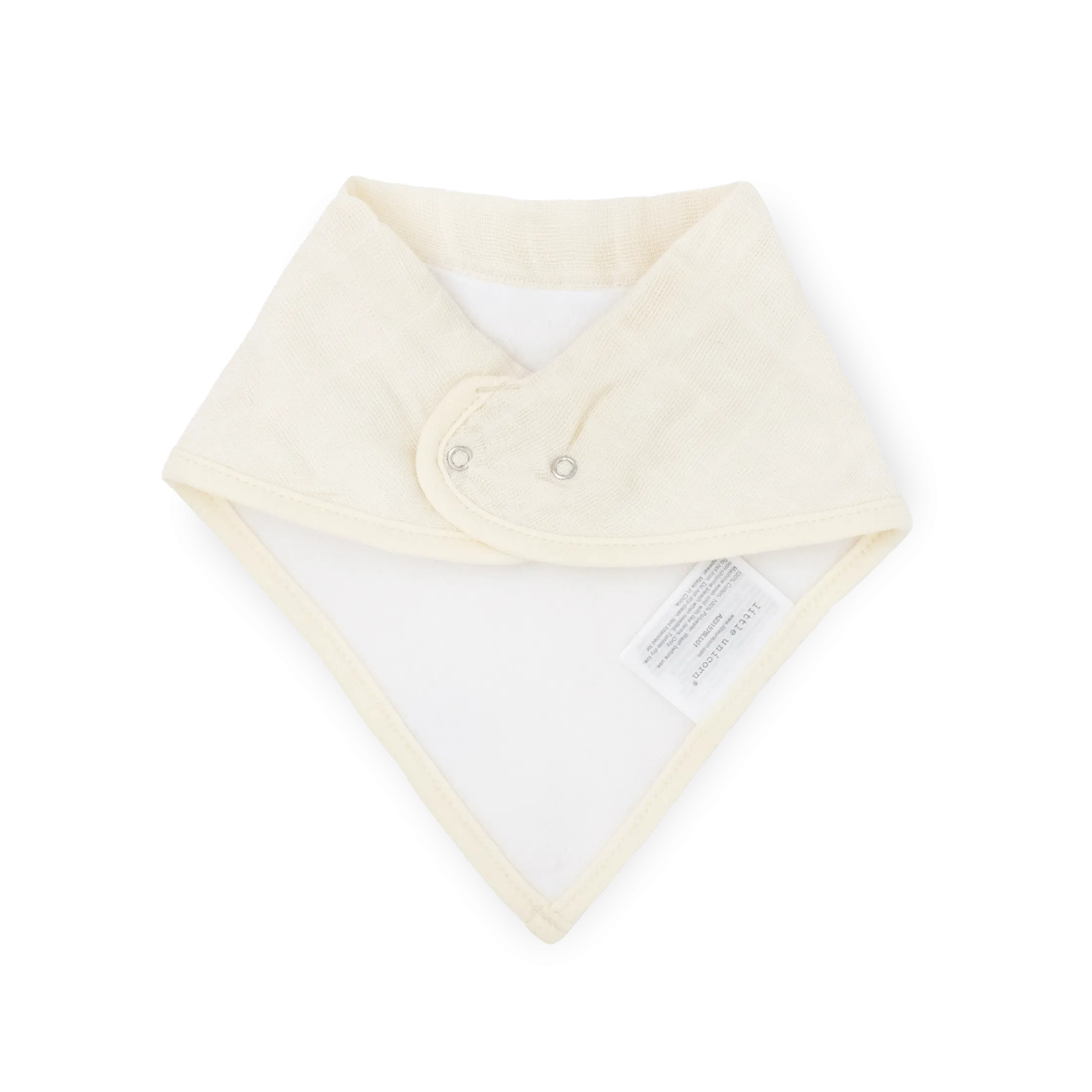 Cotton Muslin   Fleece Bandana Bib 4 Pack - Vintage Floral