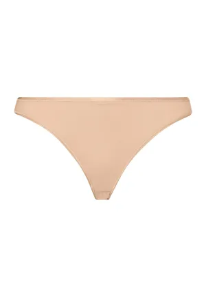 Cotton Seamless Cotton Bikini | Beige 71624-274