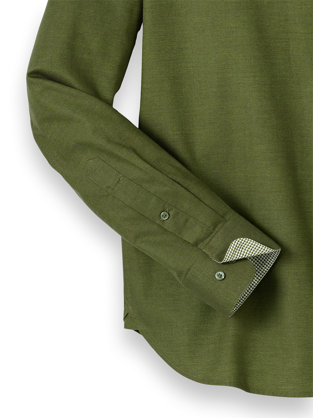 Cotton Solid Casual Shirt - Green