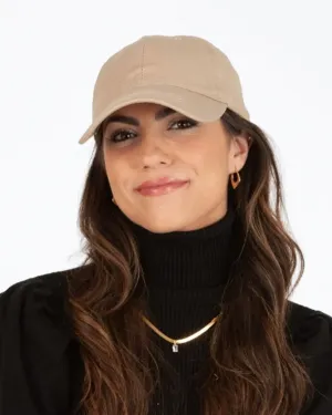 Cotton-Twill Baseball Cap In Khaki | Khaki