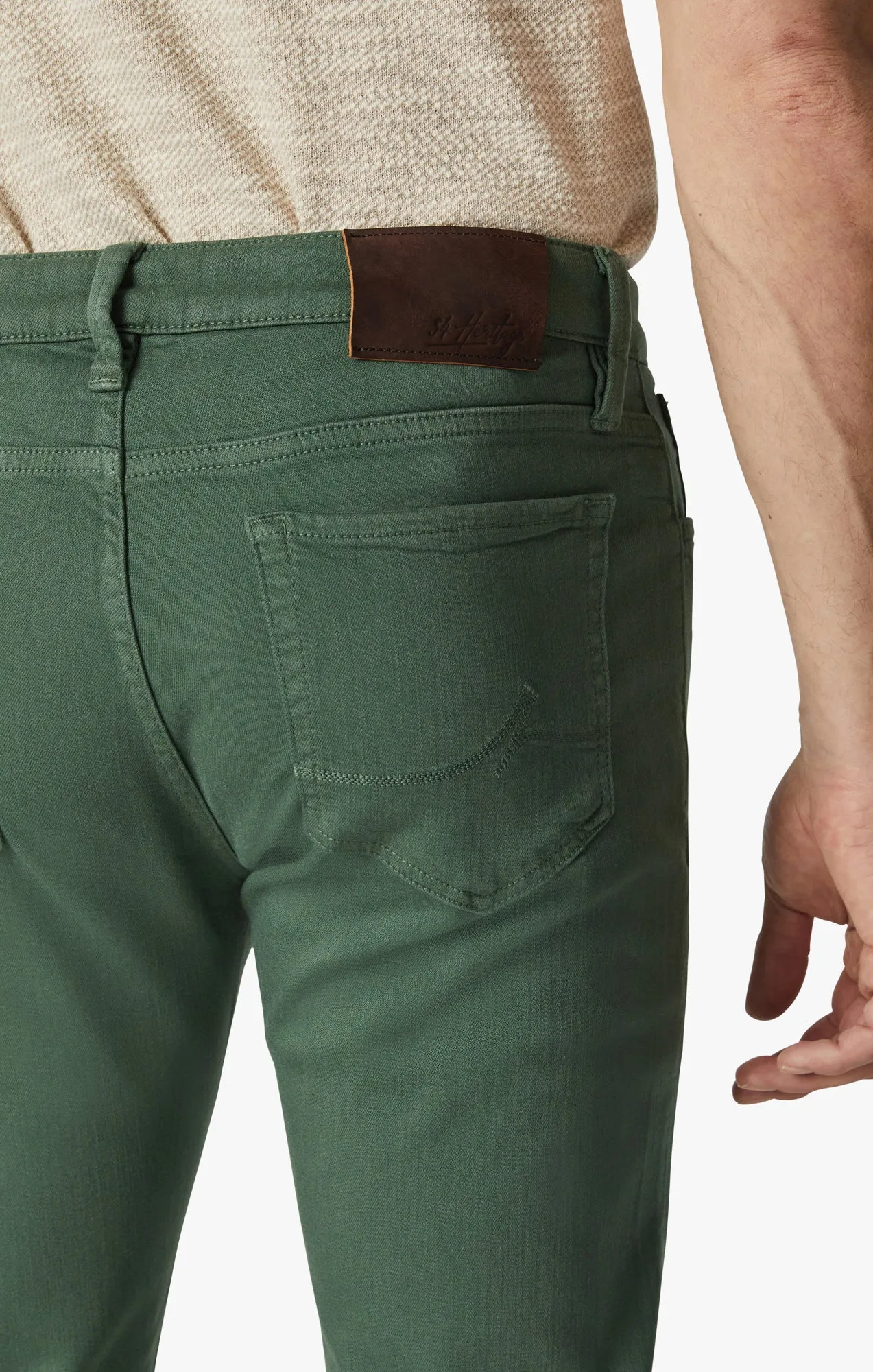 Courage Straight Leg Pants In Green Comfort