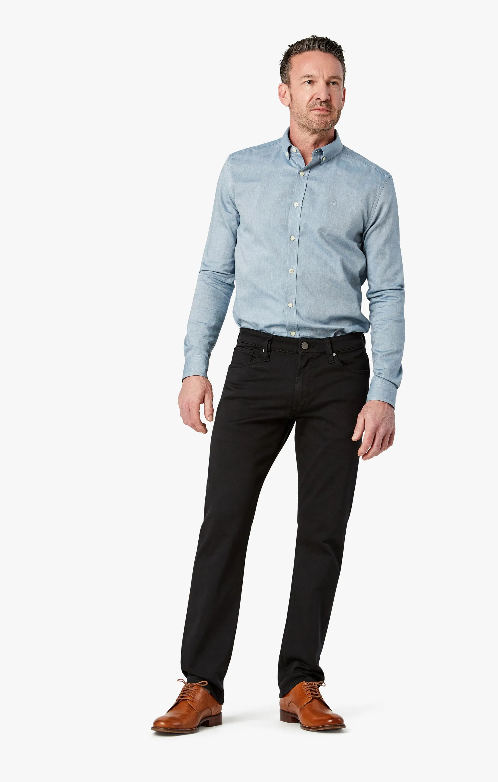 Courage Straight Leg Pants In Select Double Black