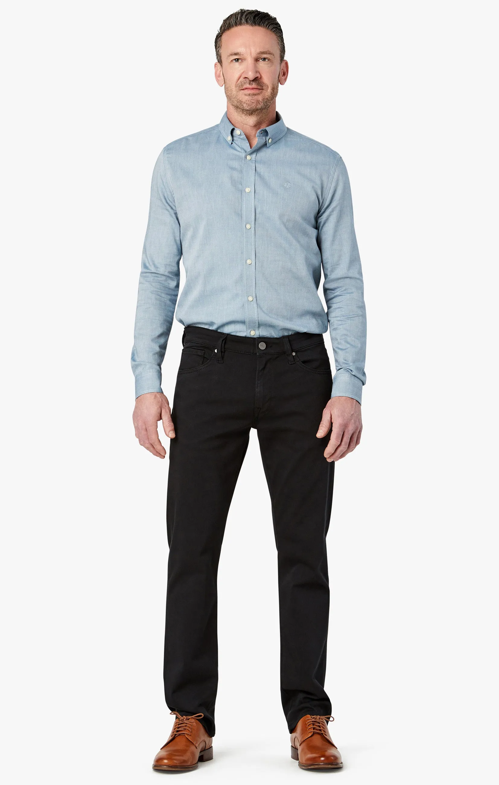 Courage Straight Leg Pants In Select Double Black