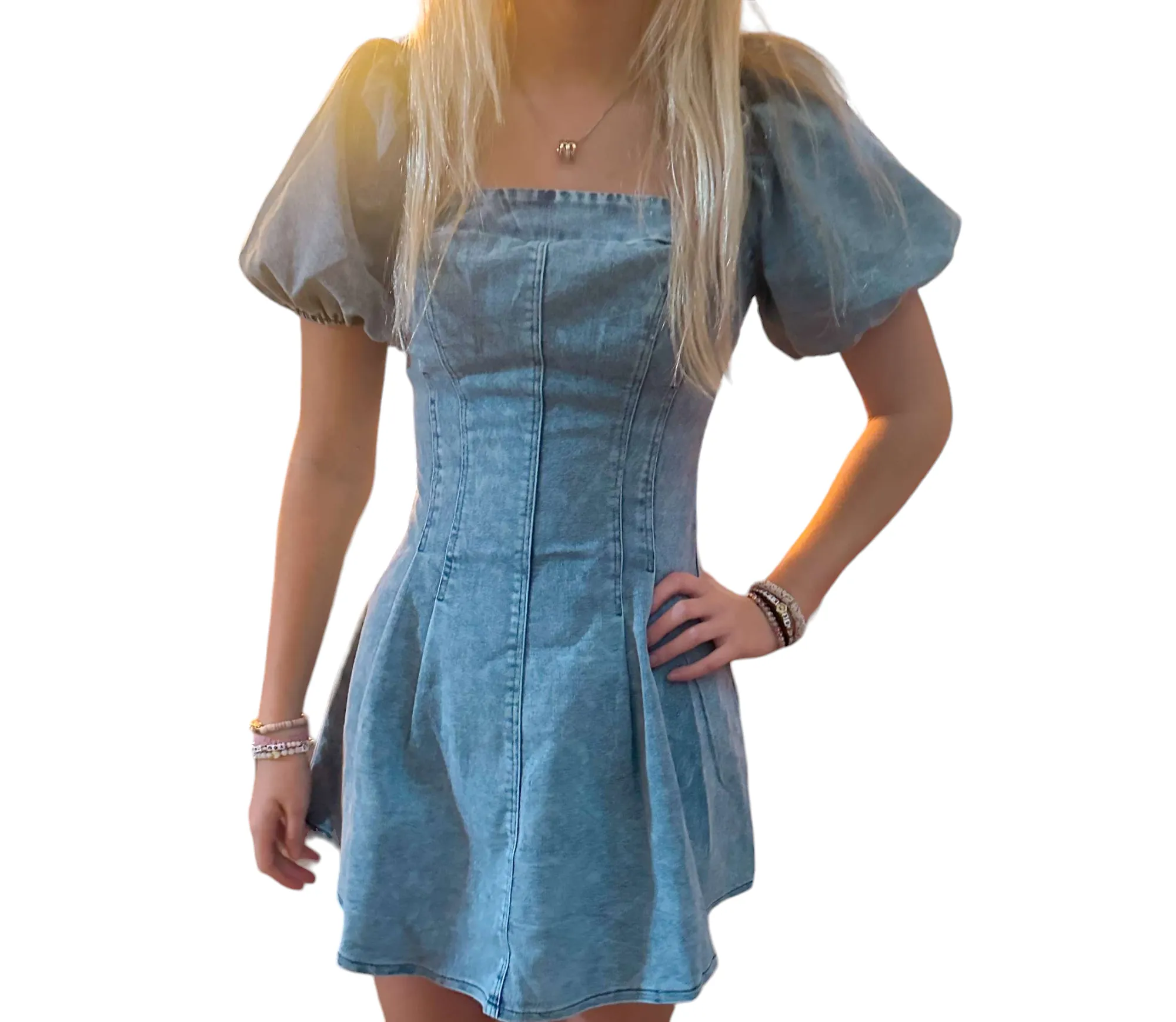 Cowgirl Chic Denim Dress