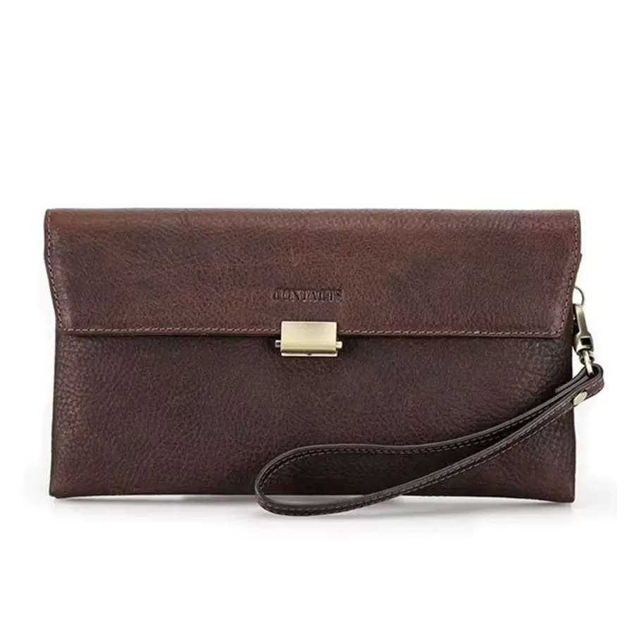 CowLuxe Luxury Leather Men's Petite Handbag