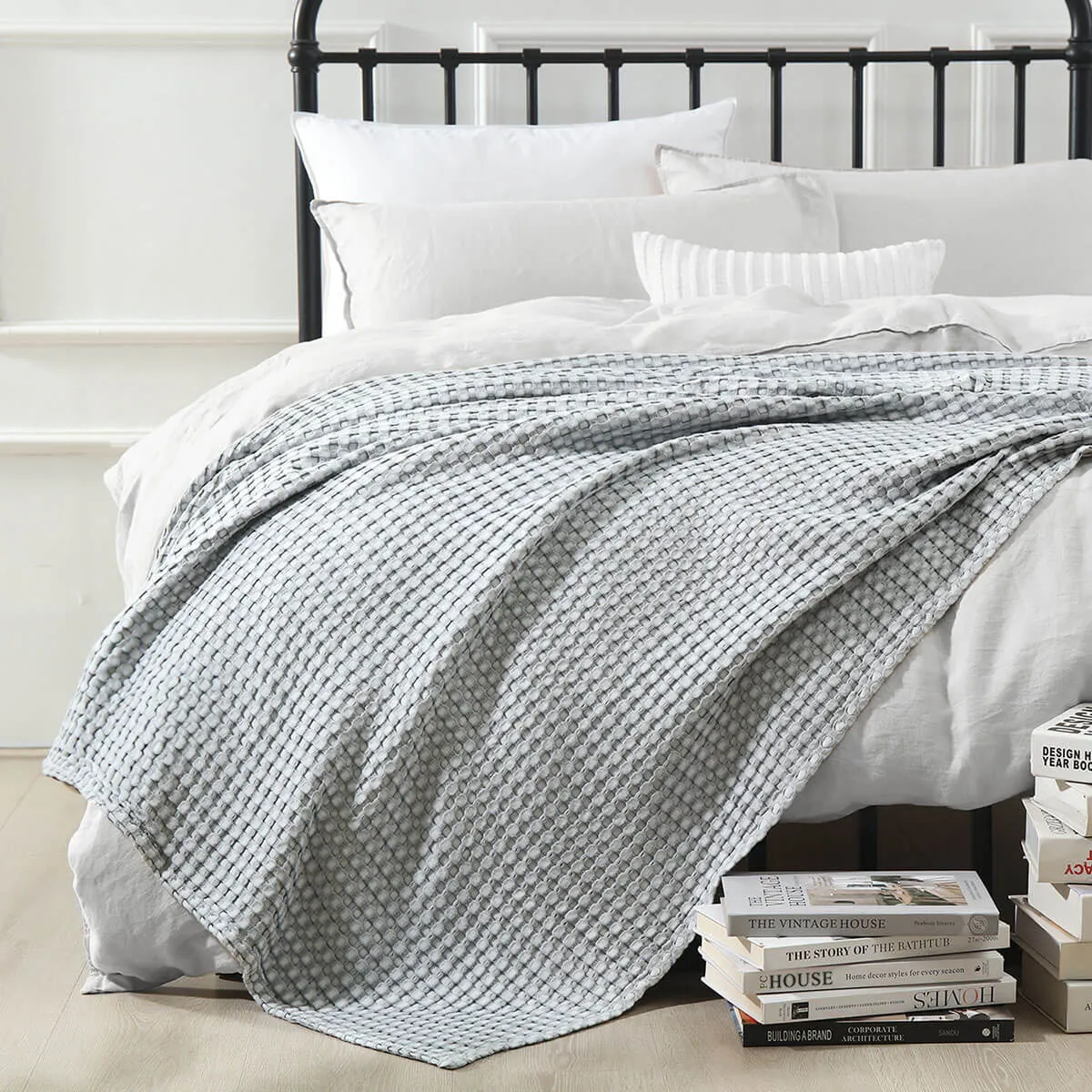 Cozy Bamboo Waffle Blanket/Throw