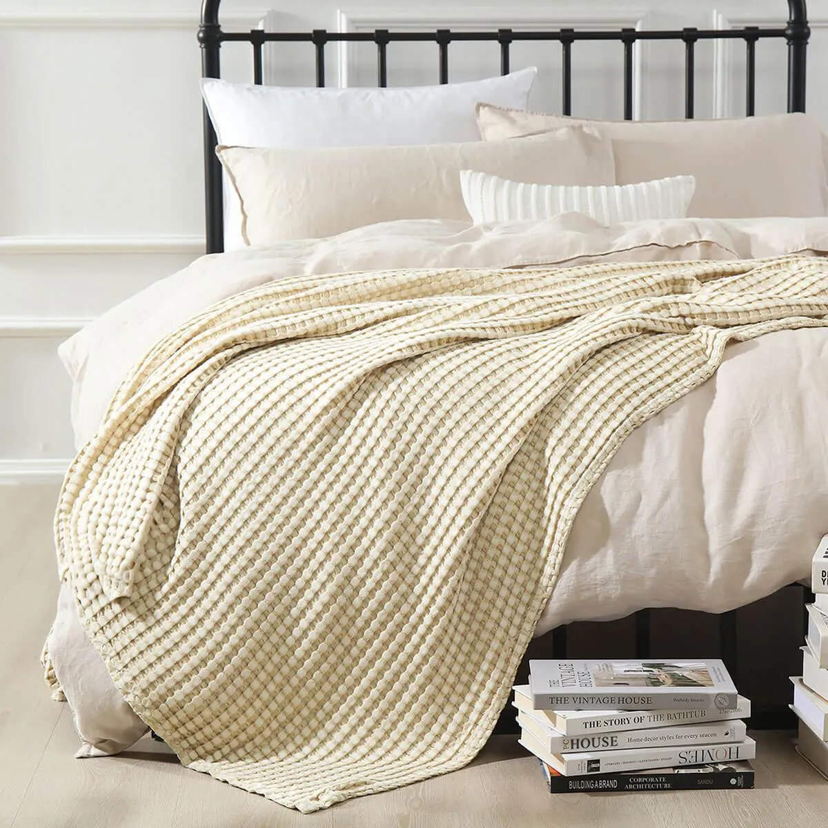 Cozy Bamboo Waffle Blanket/Throw