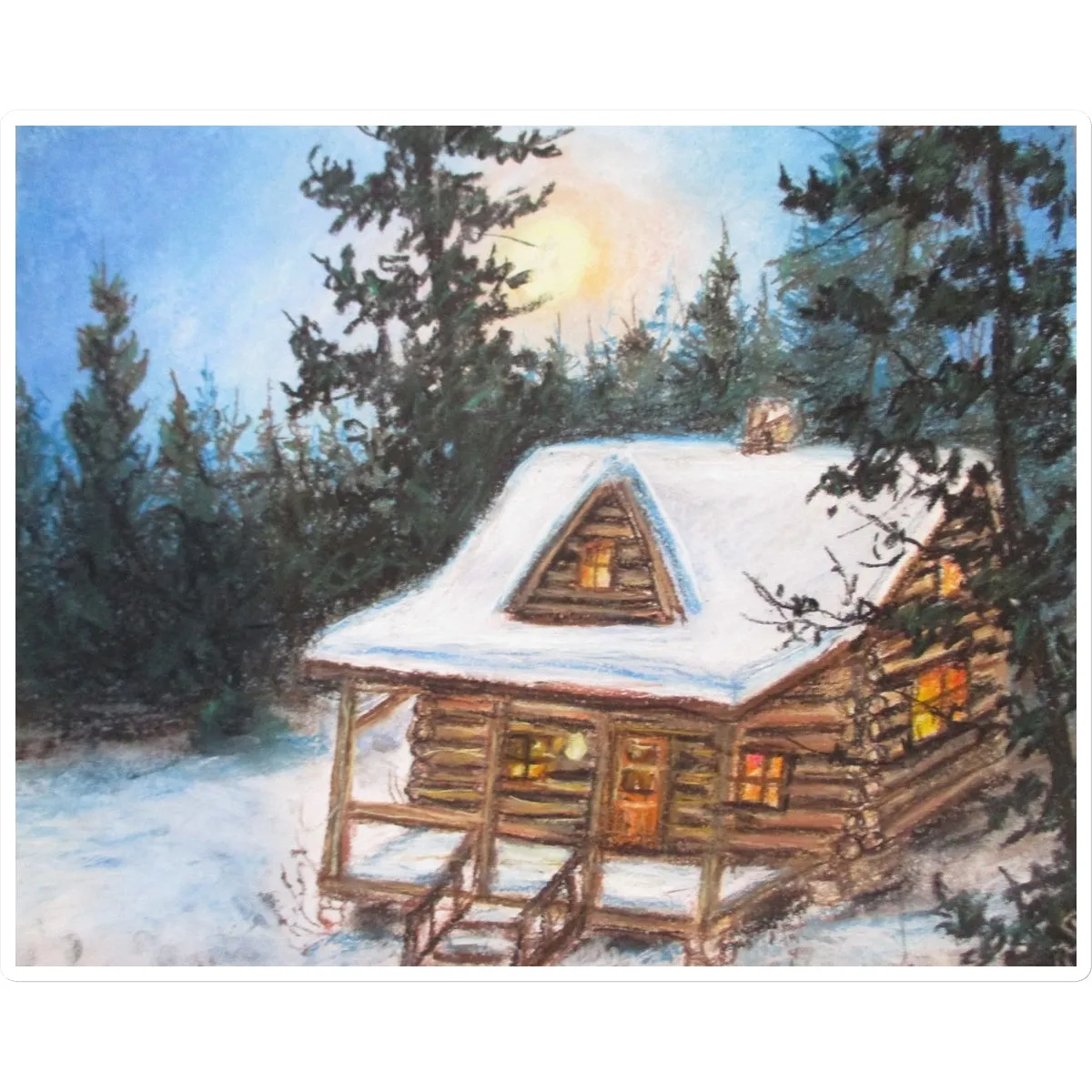 Cozy Cabin ~ Sticker