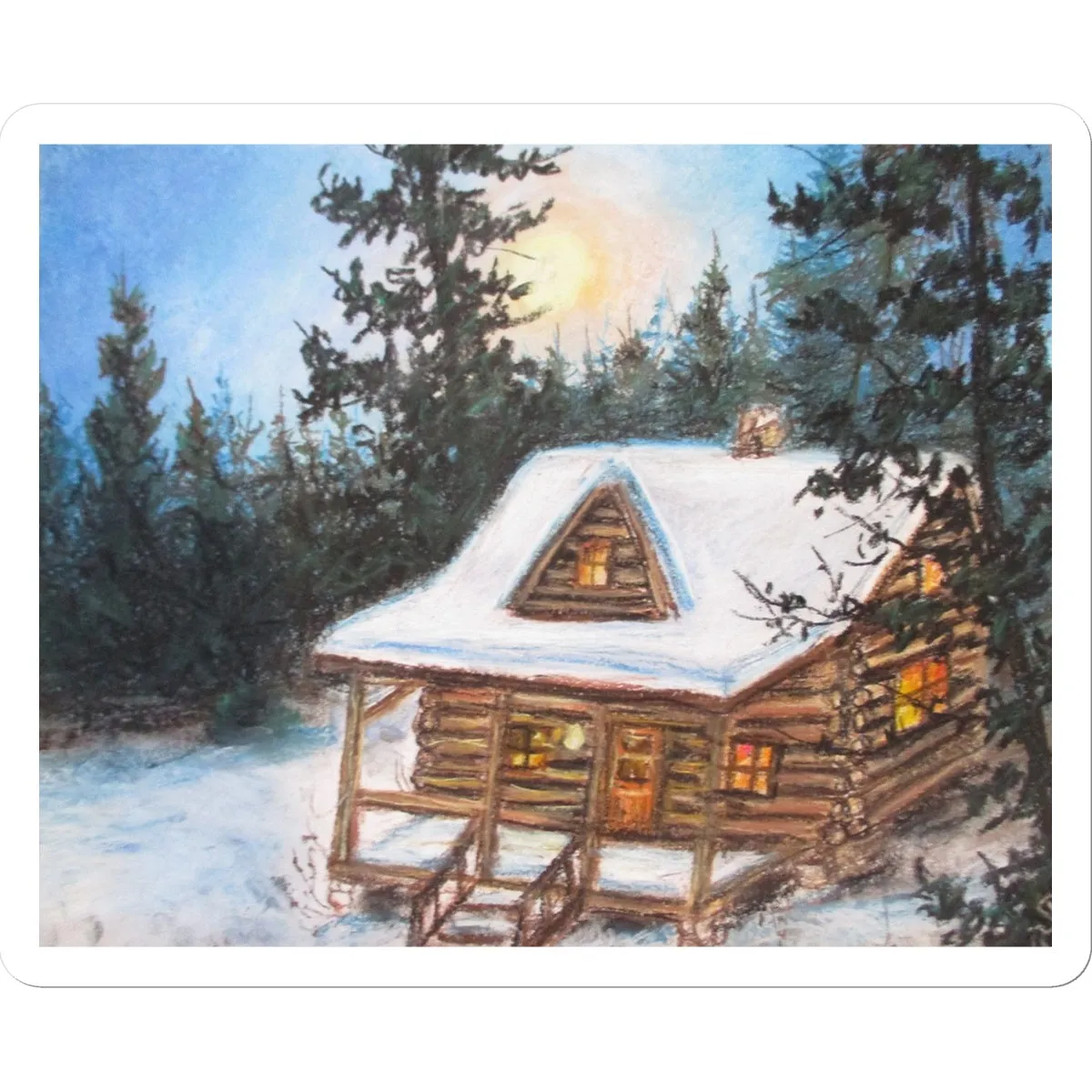 Cozy Cabin ~ Sticker
